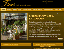 Tablet Screenshot of fioriflowers.co.uk